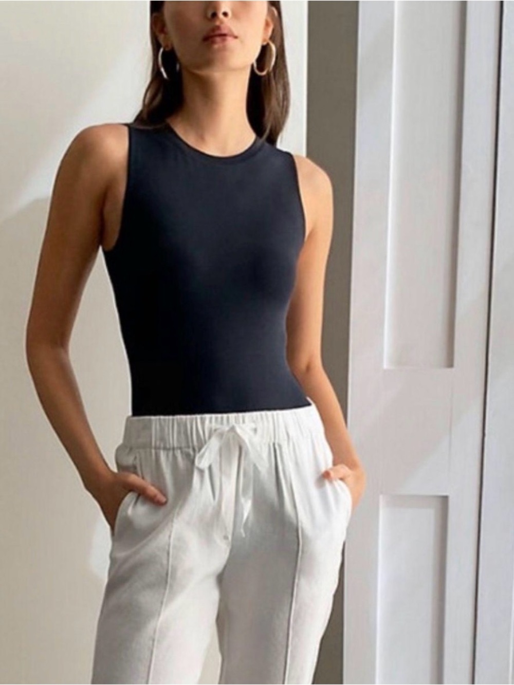 Babaton Aritzia Contour Muscle Bodysuit Black S